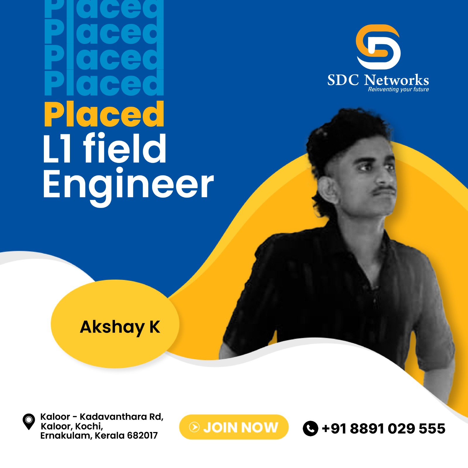 Akshay K  - L1 engineer at Networking