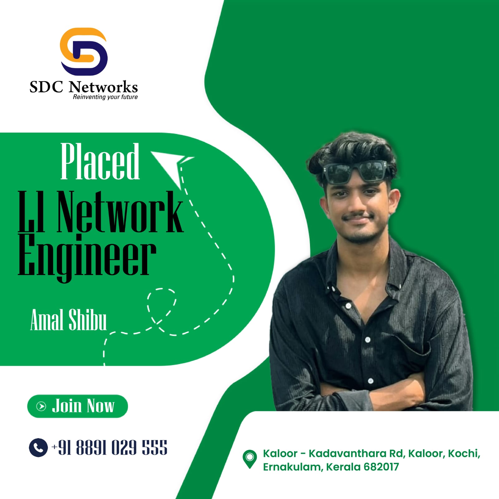 Amal shibu - L1 Network Engineer at Networking